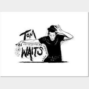 Tom waits art Posters and Art